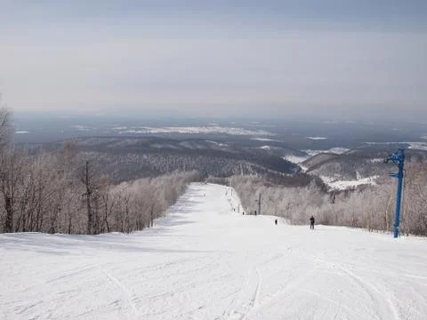 Winter mountain landscape Foto stock
