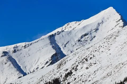 Winter mountain landscape Stock Photos