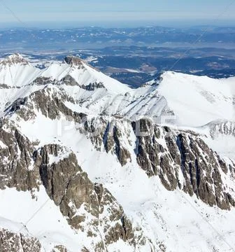 Winter mountain landscape. Stock Photos