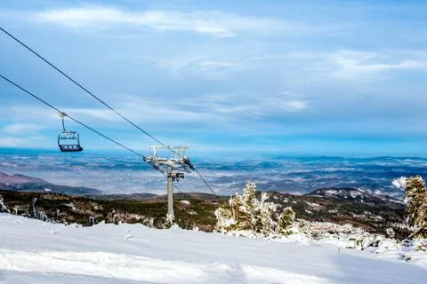 Winter mountain landscape 写真素材