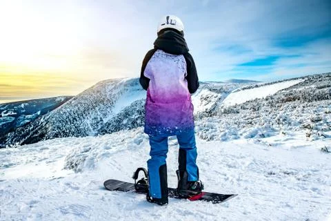 Winter mountain landscape Foto stock
