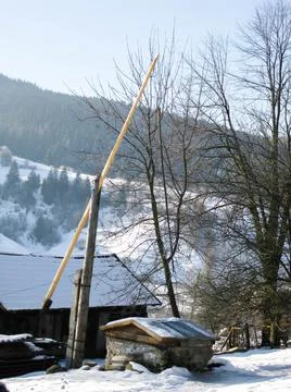 Winter mountain landscape. Stock Photos