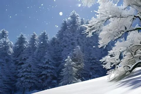 The winter mountain landscape	 Stock Photos