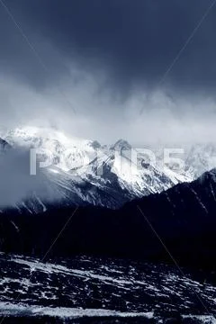 Winter mountain Stock Photos