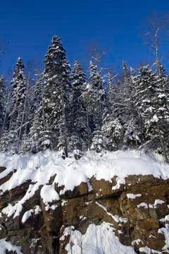 Winter mountain Stock Photos