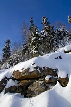 Winter mountain Foto stock