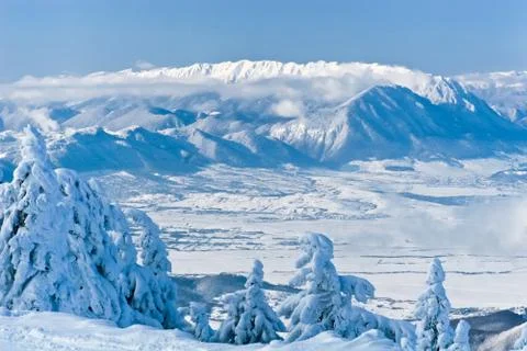 Winter mountain Stock Photos