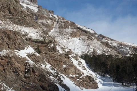 Winter Mountain Stock Photos