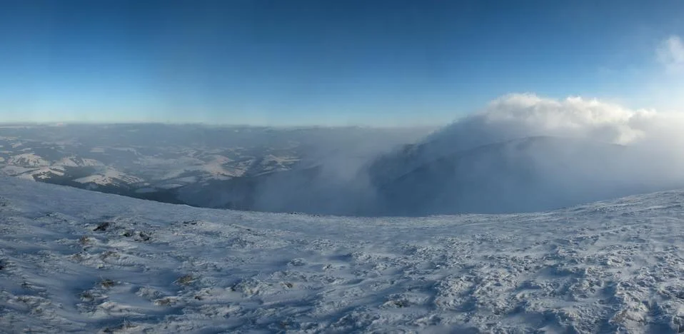 Winter mountain Foto stock