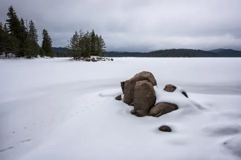 Winter mountain 写真素材