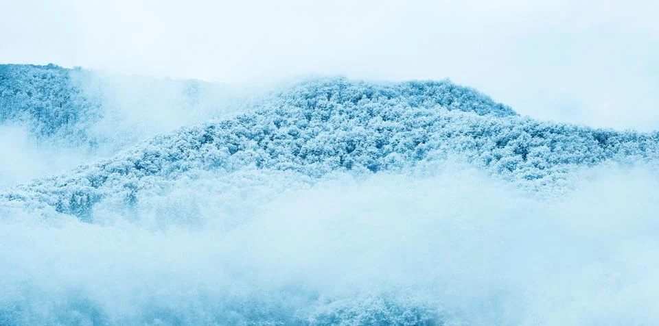 Winter mountain 스톡 사진