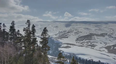 Winter mountain timelapse Stock-Footage 58321528