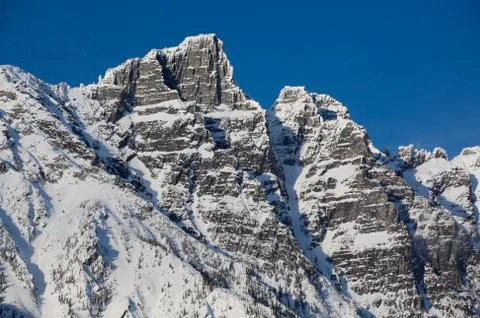 Winter mountains 02 Stock Photos