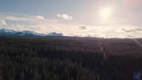 Winter Mountains 1 Stock Footage 81420413