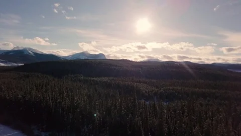 Winter Mountains 3 Stock Footage 81420473