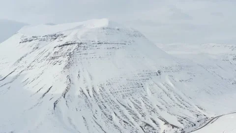 Winter mountains from above. Stock Footage 174865116