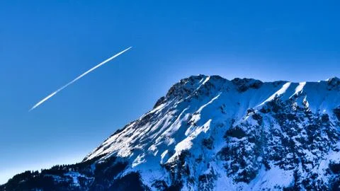 Winter mountains in austria Stock-Fotos