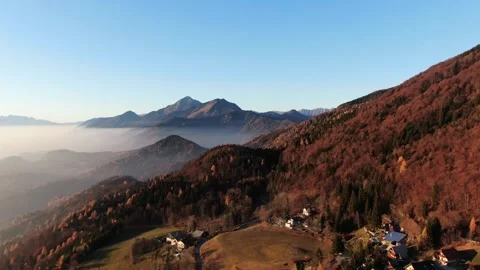 Winter mountains Video stock 163164063