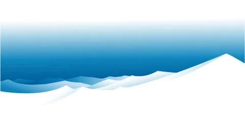 Winter mountains Stock Illustration