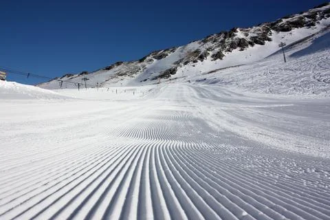 Winter mountains landscape Stock Photos