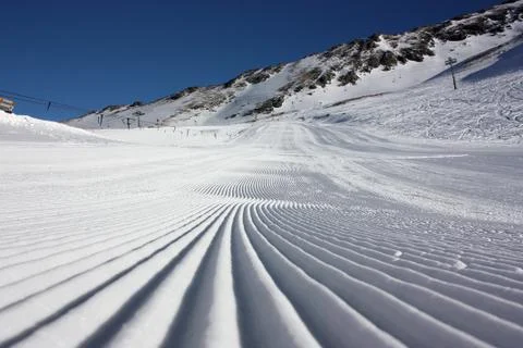 Winter mountains landscape Stock Photos