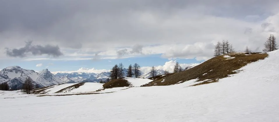 Winter mountains Stock Photos
