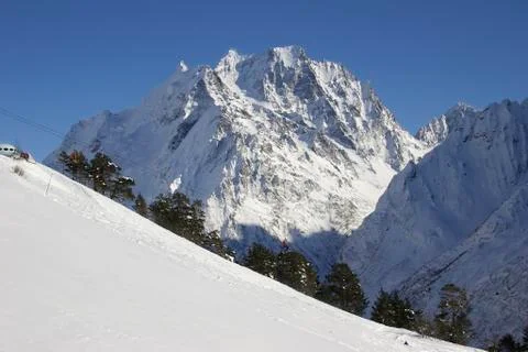 Winter mountains 写真素材