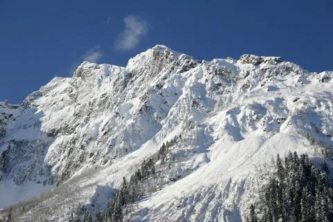 Winter mountains 写真素材