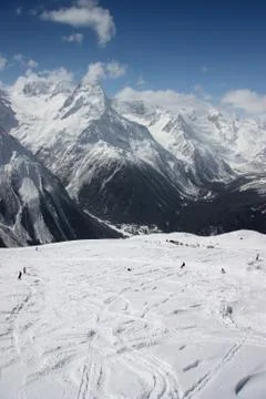 Winter mountains 写真素材