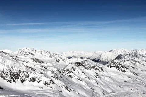 Winter mountains Stock Photos