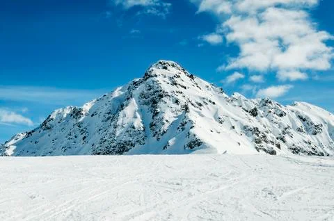 Winter mountains Stock Photos