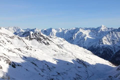 Winter mountains Stock Photos