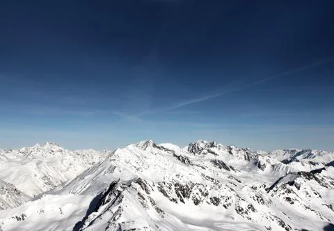 Winter mountains Stock Photos