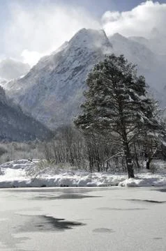 Winter in the mountains Foto stock