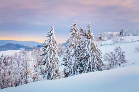 Winter mountains Foto stock