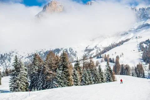 Winter in the Mountains 写真素材