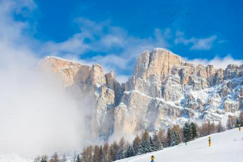 Winter in the Mountains 写真素材