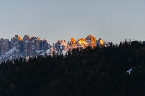 Winter in the Mountains Stock Photos