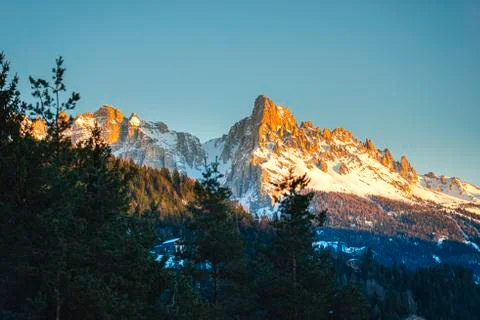 Winter in the Mountains 写真素材