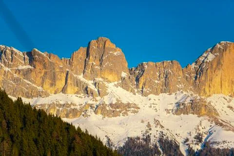 Winter in the Mountains Stock Photos