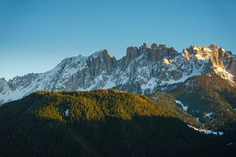 Winter in the Mountains Stock Photos