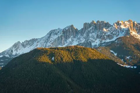 Winter in the Mountains Stock Photos