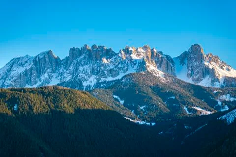 Winter in the Mountains Stock Photos