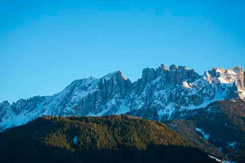 Winter in the Mountains Stock Photos
