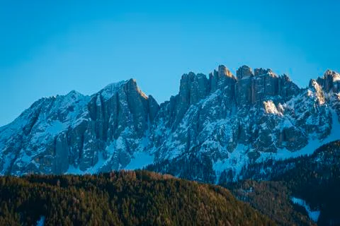 Winter in the Mountains Stock Photos