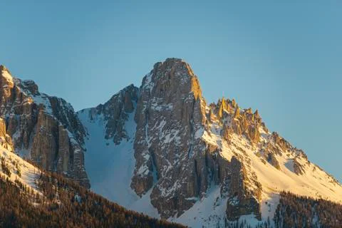 Winter in the Mountains 写真素材