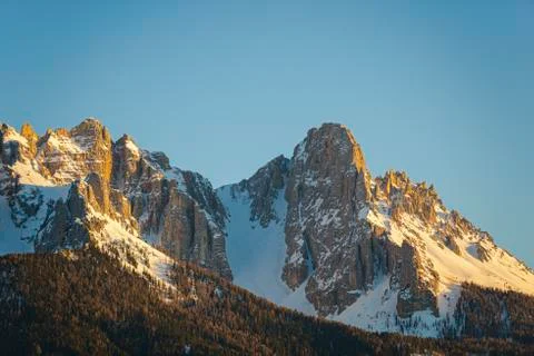 Winter in the Mountains Stock Photos