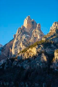 Winter in the Mountains Stock Photos