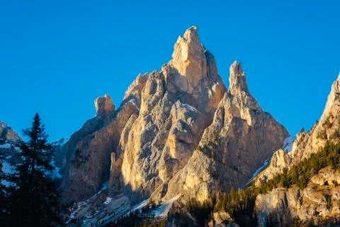 Winter in the Mountains Stock Photos