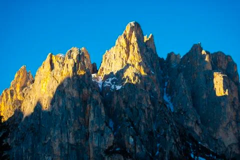 Winter in the Mountains Stock Photos